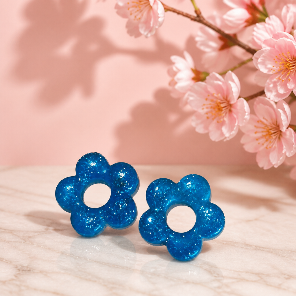 Fleurs bleues