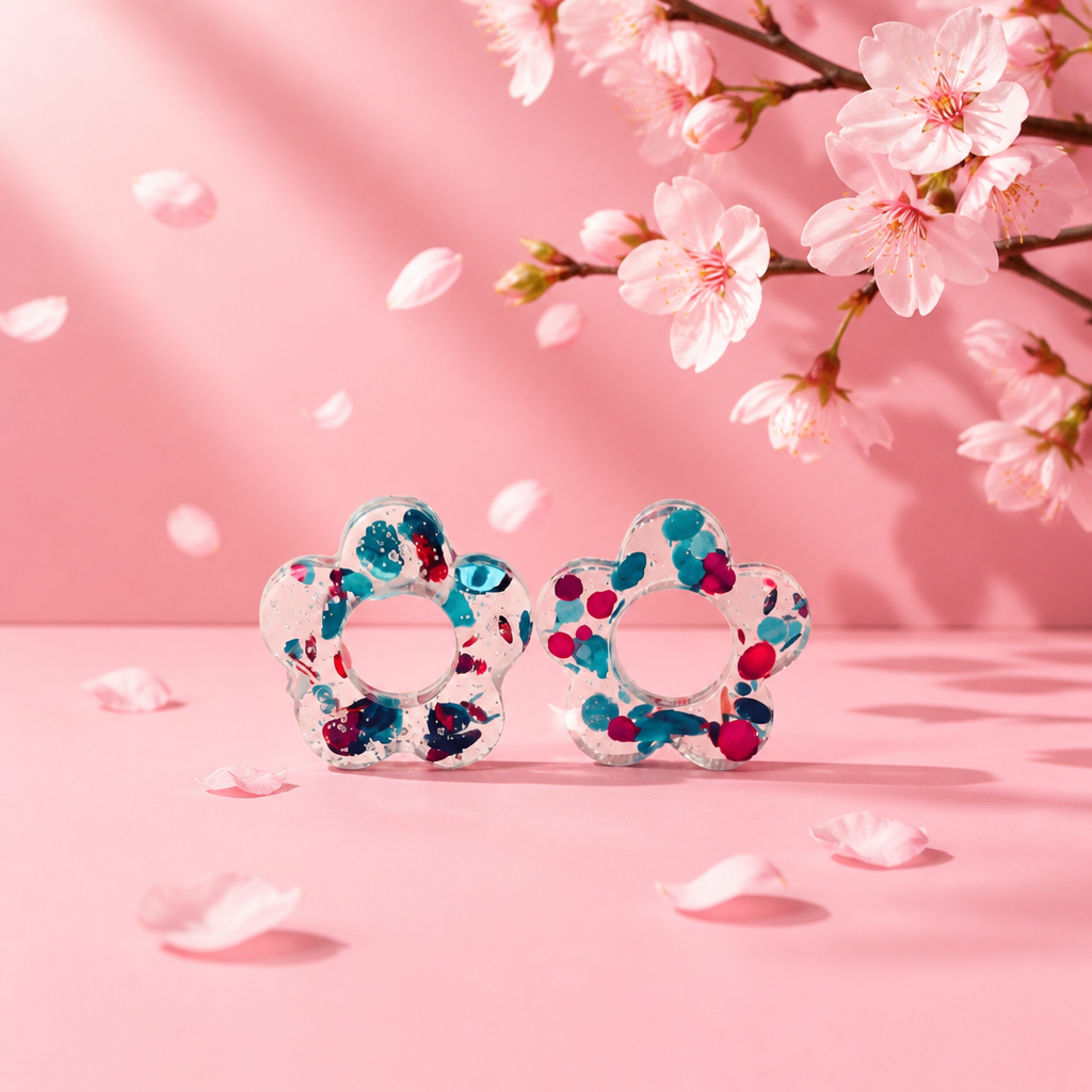 Aély's paillettes turquoise et fuchsia